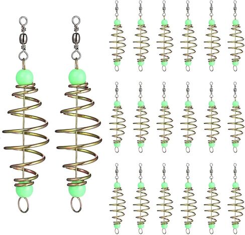 30PCS Fishing Bait Trap Cage Feeder Basket Holder Coarse Lure Feeder Carp Fishing Tackle Kit Bait Thrower, Fishing Feeder Bait Cage Lure Fish Accessories in Saudi Arabia