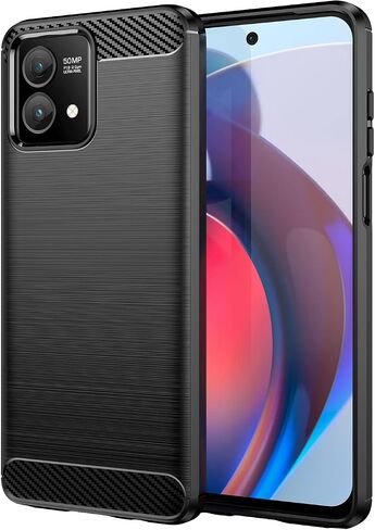 for Motorola Moto G Stylus 5G 2023 Phone case, Shockproof, Scratch Resistant Carbon Fiber Jacket, Soft TPU,for Moto G Stylus 5G 2023case (Black)… (Black) in Saudi Arabia