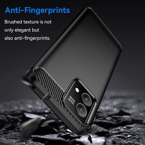 for Motorola Moto G Stylus 5G 2023 Phone case, Shockproof, Scratch Resistant Carbon Fiber Jacket, Soft TPU,for Moto G Stylus 5G 2023case (Black)… (Black) in Saudi Arabia