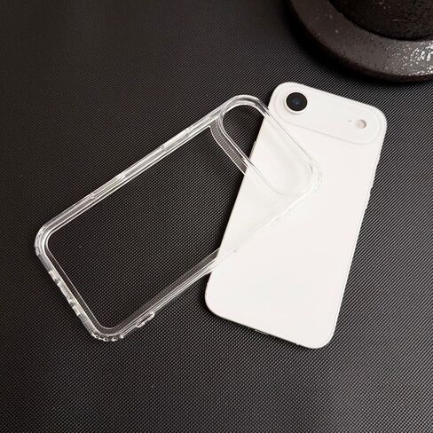 for iPhone Air Bumper Case Clear with Camera Cover, Compatible with MagSafe, Slim Fit No Back Design Soft TPU Bumper Frame Shockproof Excellent Heat Dissipation (Clear) in Saudi Arabia