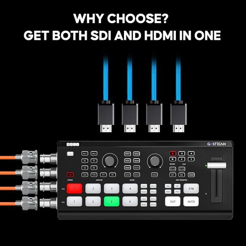 Osee GoStream Duet Multiple Camera SDI and HDMI Live Stream Video Mixer Switcher in Saudi Arabia