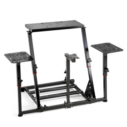 XRhinorth Flight Simulation Stand Fight Sim Monut for Throttle and Joystick for Logitech X52 / X52 PRO / X55 / X56 for Thrustmaster T.16000M / TWCS/TQS/TCA Series (with Middle Mount) in Saudi Arabia