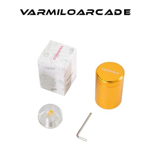 VARMILOARCADE Evo x Varmilo Co-Branded Balltop, Translucent Joystick Balltop Replacement for Arcade Stick, Fight Stick Controller, Lever Customization and DIY Parts in Saudi Arabia