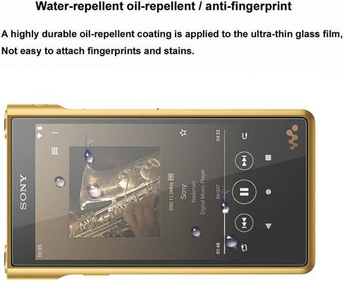 BestforYou 9H Scratch-Proof Premium Protective Screen Protector Film Tempered Glass for Sony Walkman NW-WM1AM2 WM1AM2 NW-WM1ZM2 WM1ZM2 (1PC) in Saudi Arabia