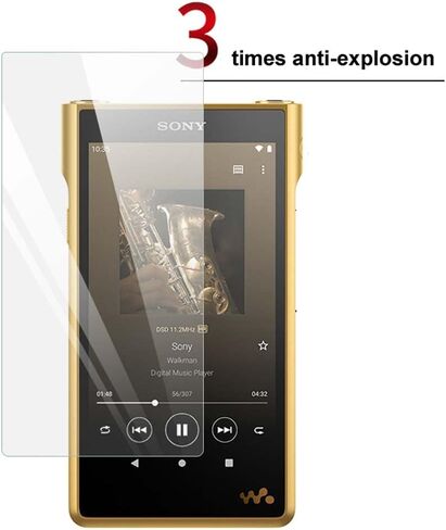 BestforYou 9H Scratch-Proof Premium Protective Screen Protector Film Tempered Glass for Sony Walkman NW-WM1AM2 WM1AM2 NW-WM1ZM2 WM1ZM2 (1PC) in Saudi Arabia