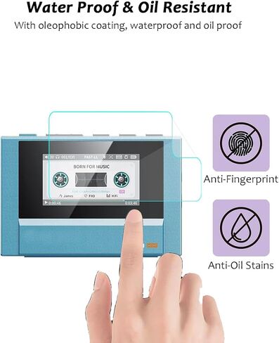 3 Pack for SnowSky/FiiO Echo Mini MP3 Player Screen Protector | HD Clear Anti-fingerprint Anti-Scratch Case-Friendly Soft TPU Screen Protector for FiiO Echo Mini 1.99" MP3 Music Player in Kuwait