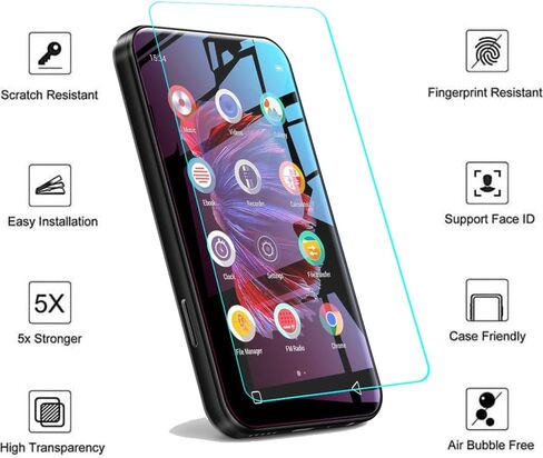 3 Pack for TIMMKOO Q3E Q5 MP3 MP4 Music Player Screen Protector | HD Clear Anti-Fingerprint Anti-Scratch Soft TPU Screen Protector Protection Flim for TIMMKOO Q3E Q5 4" MP3 MP4 Music Player in Kuwait