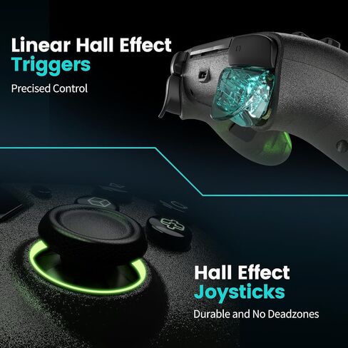 linhugame Wireless Controller for PS5/Slim/Pro/PC Electric Green in Saudi Arabia