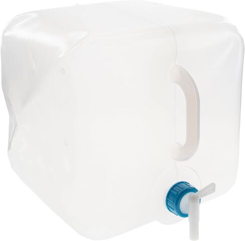 ust 5 Gal Water Carrier Cube with Collapsible, Transparent, Compact Design and BPA Free Construction for Drinking, Bathing, Camping, Hiking and Outdoor Survival in Saudi Arabia