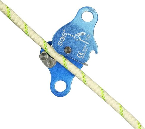 Rock Climbing Ascender Ultralight Fall Arrest Protection & Grab Device | Aluminum-Magnesium Alloy | for Climbing, Mountaineering, Arboriculture, Caving, Industrial Rope Access in Kuwait