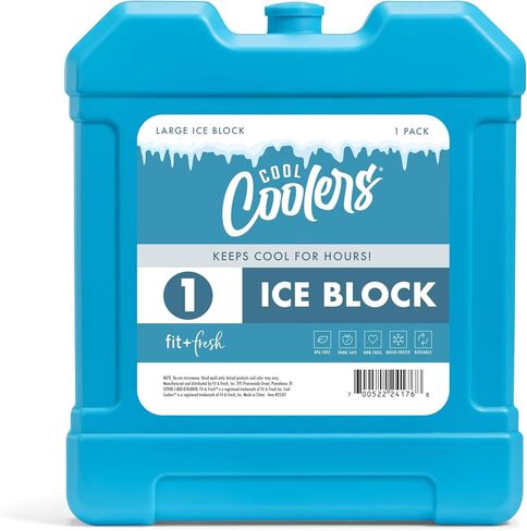 Cool Coolers by Fit & Fresh XL Reusable Cooler Ice Block in Kuwait