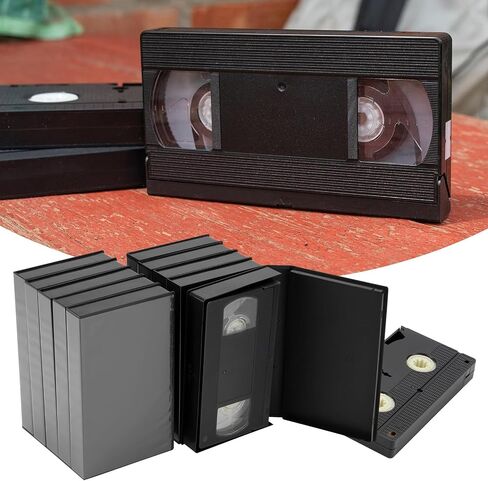 20 Pack VHS Tape Protector Case Standard Black VHS Cases | VHS Album Case with Outer Clear Sleeve, VHS Cassette Tape Storage Box Protective Sleeve for VHS Cassette Original Box in Saudi Arabia