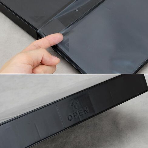 20 Pack VHS Tape Protector Case Standard Black VHS Cases | VHS Album Case with Outer Clear Sleeve, VHS Cassette Tape Storage Box Protective Sleeve for VHS Cassette Original Box in Saudi Arabia