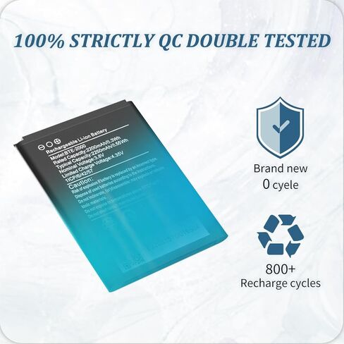 BTE-2000 Battery,2026 New Upgraded High Capacity Li-ion Replacement Battery for CAT S22 4G LTE Flip Smartphone T-Mobile in Kuwait