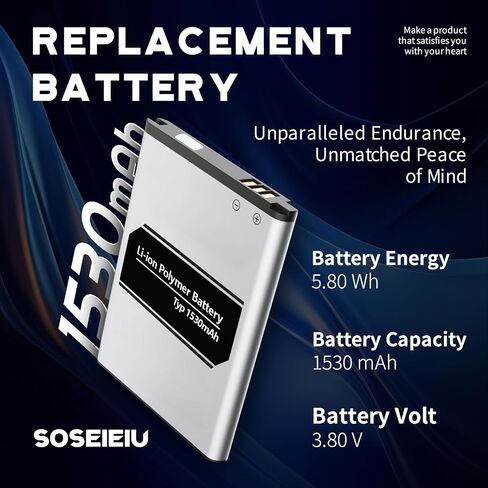 BP1578 Battery,(2026 New Upgraded) 1530mAh Battery for Verizon Kazuna eTalk 4G LTE/Verizon Kazuna eTalk 4G KAZ-F019/KAZ-F119 in Kuwait
