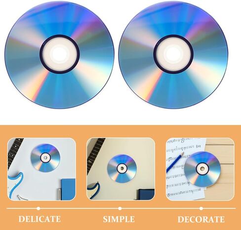 STOBAZA Blank Recordable Compact Discs Versatile Data Recording Discs with Jewel Case Box 2 Sets Writable Music Discs with High Storage Capacity for VCR and Family Memories in Saudi Arabia
