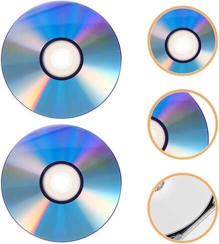 STOBAZA Blank Recordable Compact Discs Versatile Data Recording Discs with Jewel Case Box 2 Sets Writable Music Discs with High Storage Capacity for VCR and Family Memories in Saudi Arabia