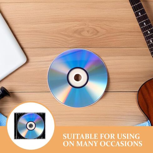 STOBAZA Blank Recordable Compact Discs Versatile Data Recording Discs with Jewel Case Box 2 Sets Writable Music Discs with High Storage Capacity for VCR and Family Memories in Saudi Arabia
