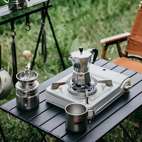Folding Camping Side Table, Adjustable Height 14.2 & 18.9 in | Includes Storage Bag; Lightweight Aluminum Frame; Portable Foldable Design; For Picnic, Bbq, Beach, Tailgating in Saudi Arabia
