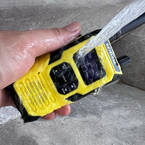 KETELESE T4 Two Way Radio with Earpiece and Mic, FRS 22 Channel Walkie Talkie Long Range, IP67 Waterproof Walkie Talkies, Weather Alert, PTT Group, VOX, Yellow, 6Pack in Kuwait
