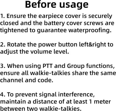 KETELESE T4 Two Way Radio with Earpiece and Mic, FRS 22 Channel Walkie Talkie Long Range, IP67 Waterproof Walkie Talkies, Weather Alert, PTT Group, VOX, Yellow, 6Pack in Kuwait