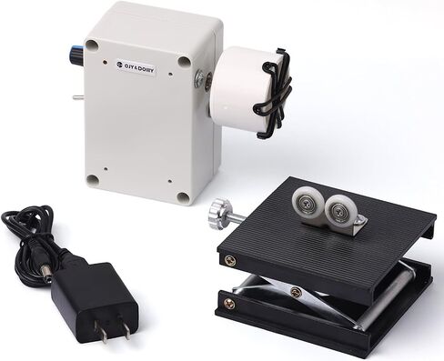 OJYDOIIIY Fishing Rod Repair Kit,Rod Building Kit and Supplies,Wrapping and Winding Machine for Epoxy Drying in Saudi Arabia