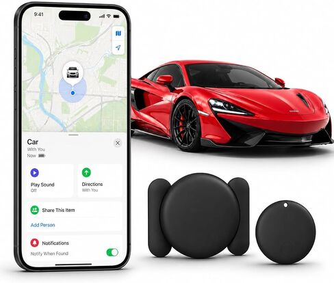 GPS Tracker for Vehicles,Magnetic Waterproof Car Tracker, No Monthly fees, Mini Portable GPS Tracker for Cars, Trucks, Motorcycle, Anti-Theft（Android Only） in Saudi Arabia