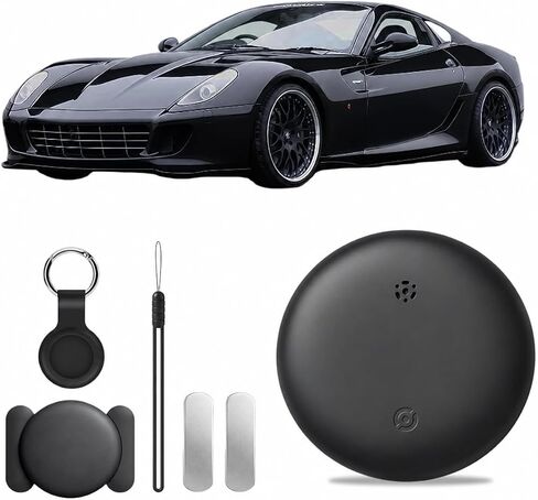 GPS Tracker Device for Vehicles,Non Detectable GPS Tracker for Android and iPhone with Real-Time Tracking,Hidden Car Tracker Device,No Monthly Fee,No SIM,for Cars, Kids, Pets(Matte Black) in Kuwait