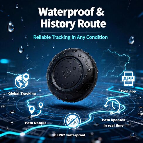 GPS Tracker for Vehicles,Car Portable Magnetic GPS Tracking Device-GF20 | Full Global Coverage Location Tracker for Car,kids,dogs,Trucks/Person. Real Time No Subscription Required/No Monthly Fee in Saudi Arabia
