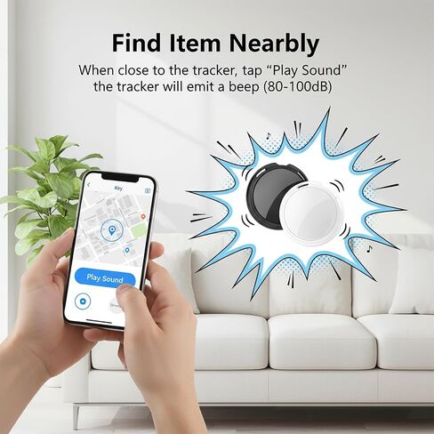 2 Pack GPS Tracker for Vehicles Work with Find My (iOS Only) Real Time Mini | Hidden Car Tracking Devices Worldwide Coverage Car Key Locator Waterproof No Monthly Fee No Subscription No SIM Card Required in Saudi Arabia