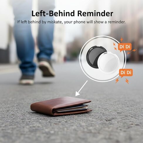 2 Pack GPS Tracker for Vehicles Work with Find My (iOS Only) Real Time Mini | Hidden Car Tracking Devices Worldwide Coverage Car Key Locator Waterproof No Monthly Fee No Subscription No SIM Card Required in Saudi Arabia