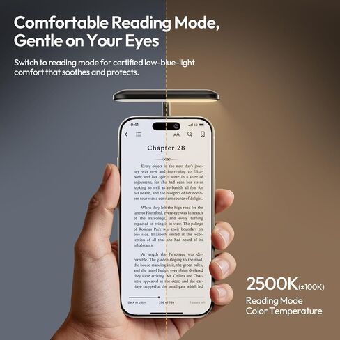 ULANZI M10 Magnetic Selfie Light Gooseneck Phone Reading Light with Magsafe | 2500-4500K 5 Brightness Levels & Modes Portable Flexible Arm Fill Light Video Conference Light for iPhone/Android/iPad/Laptop in Saudi Arabia