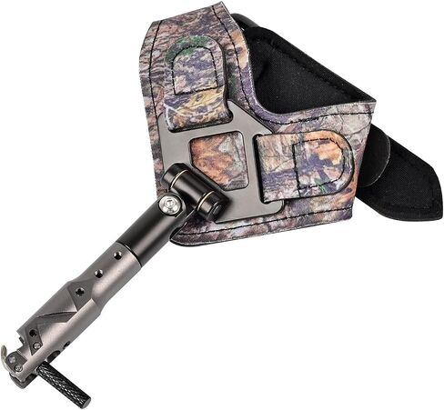 Archery 360° Adjustable Compound Bow Release Aid - Professional Thumb Trigger Wristband Release with Camo Adjustable Strap for Adults Youth Kids Hunting Shooting Accessories in Saudi Arabia