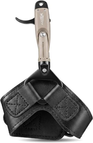 360° Adjustable Compound Bow Archery Release Aids | Compound bow Wristband archery release aid, aluminum alloy, target hunting shooting practice, adjustable pull distance in Saudi Arabia