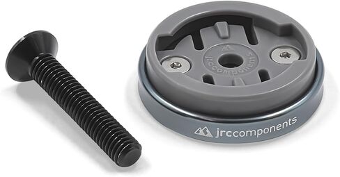 JRC Components Enkei Top Cap Bike Stem Mount | Compatible with All Models of Wahoo Elemnt GPS Devices | Lightweight CNC 6061-T6 Aluminium Body | Suitable for use with 1 1/8" Headset Gunmetal in Saudi Arabia