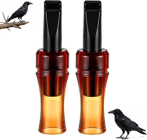 2 Crow Calls, Crow Caller to Attract Crows, Crow Whistle for Turkey Hunting with Location Assistance, Compact ABS Design for Forest Exploration and Wildlife Observation, Ideal Nature Enthusiast Gift in Saudi Arabia
