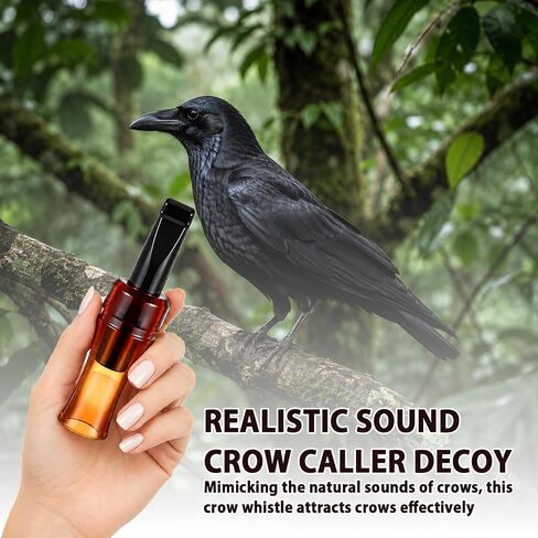 2 Crow Calls, Crow Caller to Attract Crows, Crow Whistle for Turkey Hunting with Location Assistance, Compact ABS Design for Forest Exploration and Wildlife Observation, Ideal Nature Enthusiast Gift in Saudi Arabia