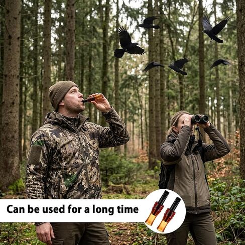 2 Crow Calls, Crow Caller to Attract Crows, Crow Whistle for Turkey Hunting with Location Assistance, Compact ABS Design for Forest Exploration and Wildlife Observation, Ideal Nature Enthusiast Gift in Saudi Arabia
