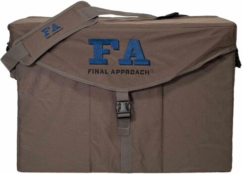Final Approach Structured Silhouette Decoy Bag in FA Brown in Saudi Arabia