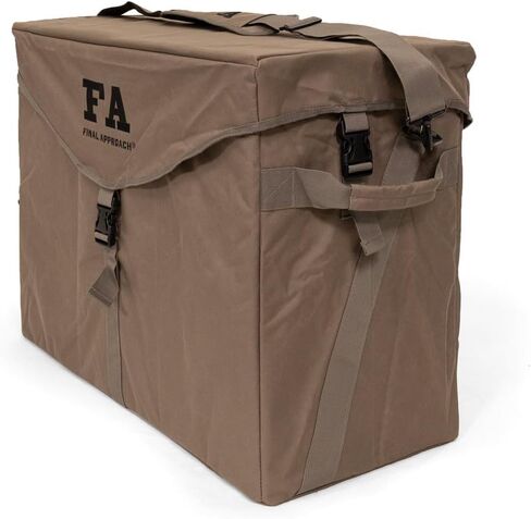 Final Approach Structured Silhouette Decoy Bag in FA Brown in Saudi Arabia