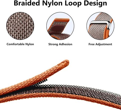 4 Pack Band Compatible with Google Fitbit Air Band for Women Men, Braided Nylon Loop Sport Breathable Replacement Wrist Strap Compatible with Fitbit Air Screenless Fitness Tracker in Saudi Arabia