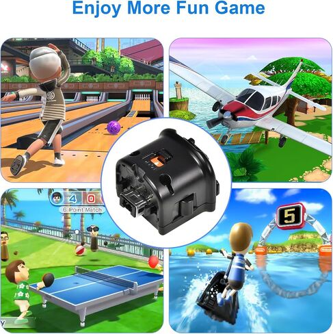 TechKen 2Pack Wii Motion Plus Adapter Wii Motion Attachment, Wii Motion Plus Attachment Motion Plus Accelerator for Wii Controllers in Saudi Arabia
