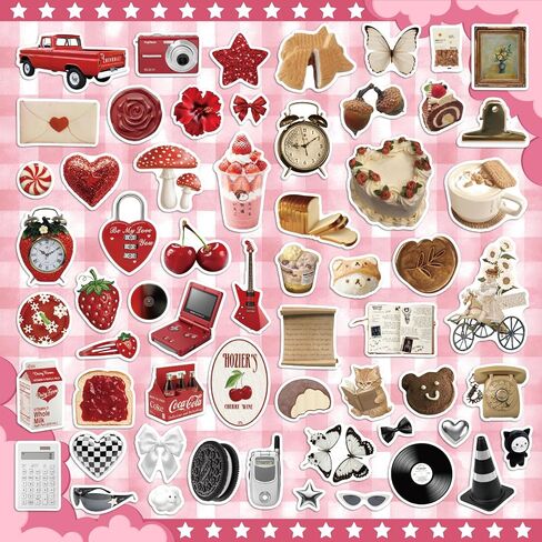 300Pcs Vintage Aesthetic Stickers for Journaling, Waterproof Vinyl Cute Sticker Pack for Adults & Teens, Scrapbooking, Journaling, Kindle, Laptop & Water Bottles in Saudi Arabia