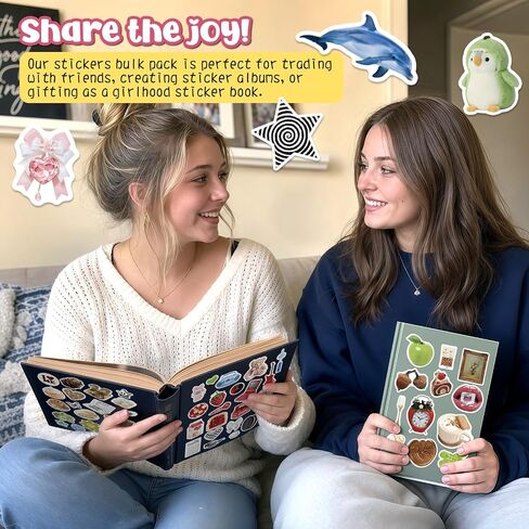 300Pcs Vintage Aesthetic Stickers for Journaling, Waterproof Vinyl Cute Sticker Pack for Adults & Teens, Scrapbooking, Journaling, Kindle, Laptop & Water Bottles in Saudi Arabia