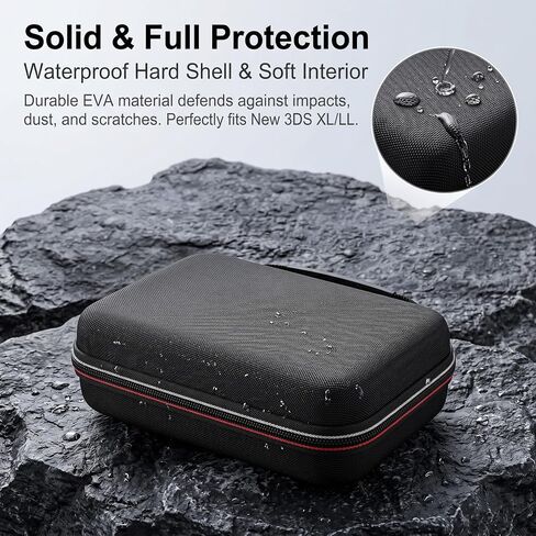 5-in-1 Accessories Kit Carrying Case for Nintendo New 3DS XL LL Console，with Clear Hard Shell and Charging Cable & Stylus Pens & Sets of Screen Protectors- Full Protection Bundle for New 3DS XL LL in Saudi Arabia