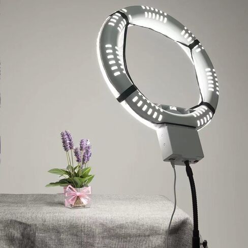 EDNEY 2 Pack White Ring Light Soft Cover, (Fits 16" to 18" Ring) Light Diffuser Cloth for for Live Selling Products in Saudi Arabia