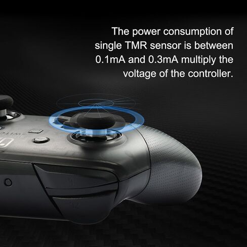 GuliKit TMR Joysticks Replacement for DualSense PS5 / PS5 Edge Controller | Thumbstick Grips for PlayStation 5 Controller, Thumbstick Caps Included in Saudi Arabia