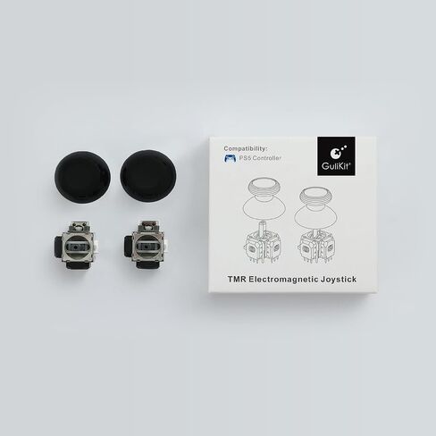 GuliKit TMR Joysticks Replacement for DualSense PS5 / PS5 Edge Controller | Thumbstick Grips for PlayStation 5 Controller, Thumbstick Caps Included in Saudi Arabia