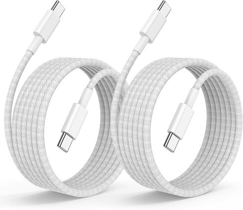 USB C to C Fast Charger Cable 10ft, Long Type C to USB C Charging Cord Wire for Apple iPhone 17 Pro Max/17 Air/16 Pro/15 Plus,MacBook Pro 2021/2020/2019/2018,iPad 12.9/11 inch/Mini/Air,Samsung Galaxy in Saudi Arabia