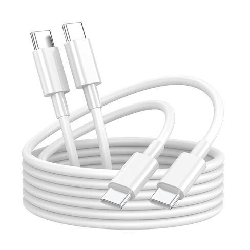 USB C to USB C Charging Cable for Apple iPhone 17/16/15 Charger Fast 6ft Long USBC to USB-C Power Cord for iPhone 17/16 Pro/Pro Max/Air, MacBook Air 13 inch/IPad Pro/Air/10th/4/5 Type C 2Pack 6 ft 60W in Saudi Arabia